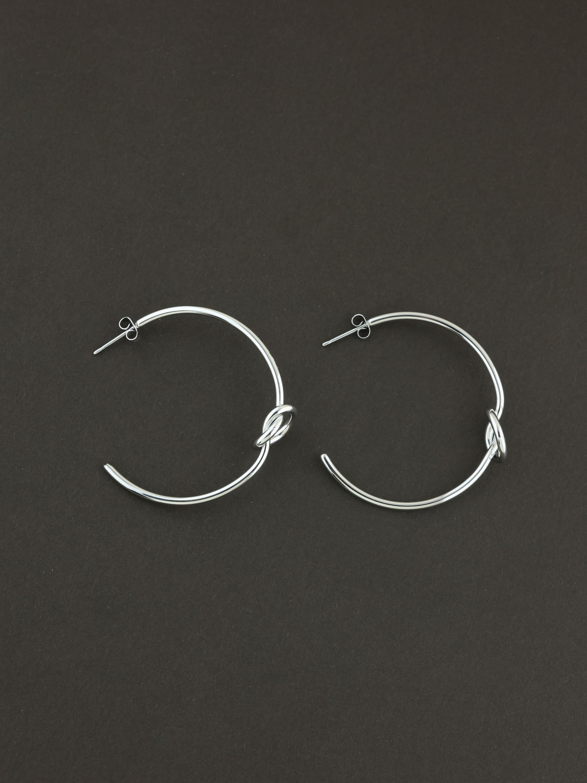 Tied Knot Hoops