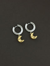 Celestial Eclipse Mixed-Metal Earrings