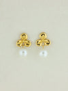 Clover Pearl Drops Earring