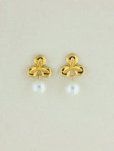 Clover Pearl Drops Earring