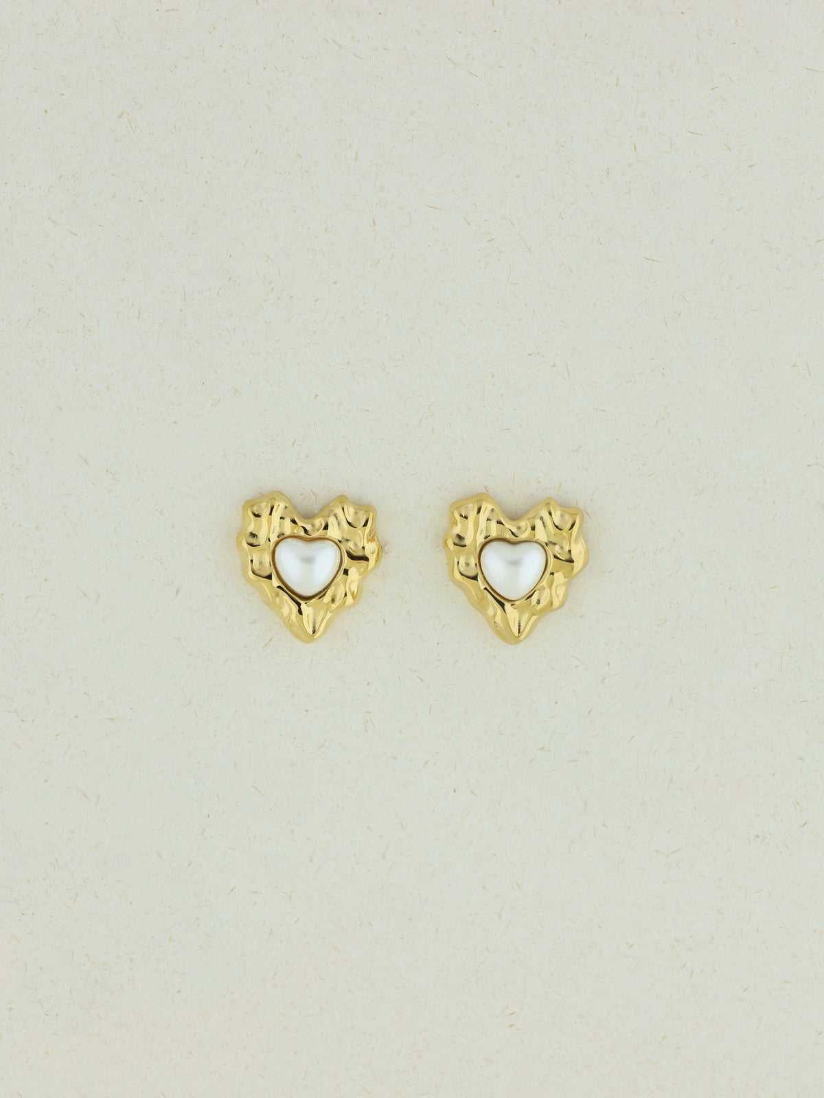 Molten Heart Pearl Studs