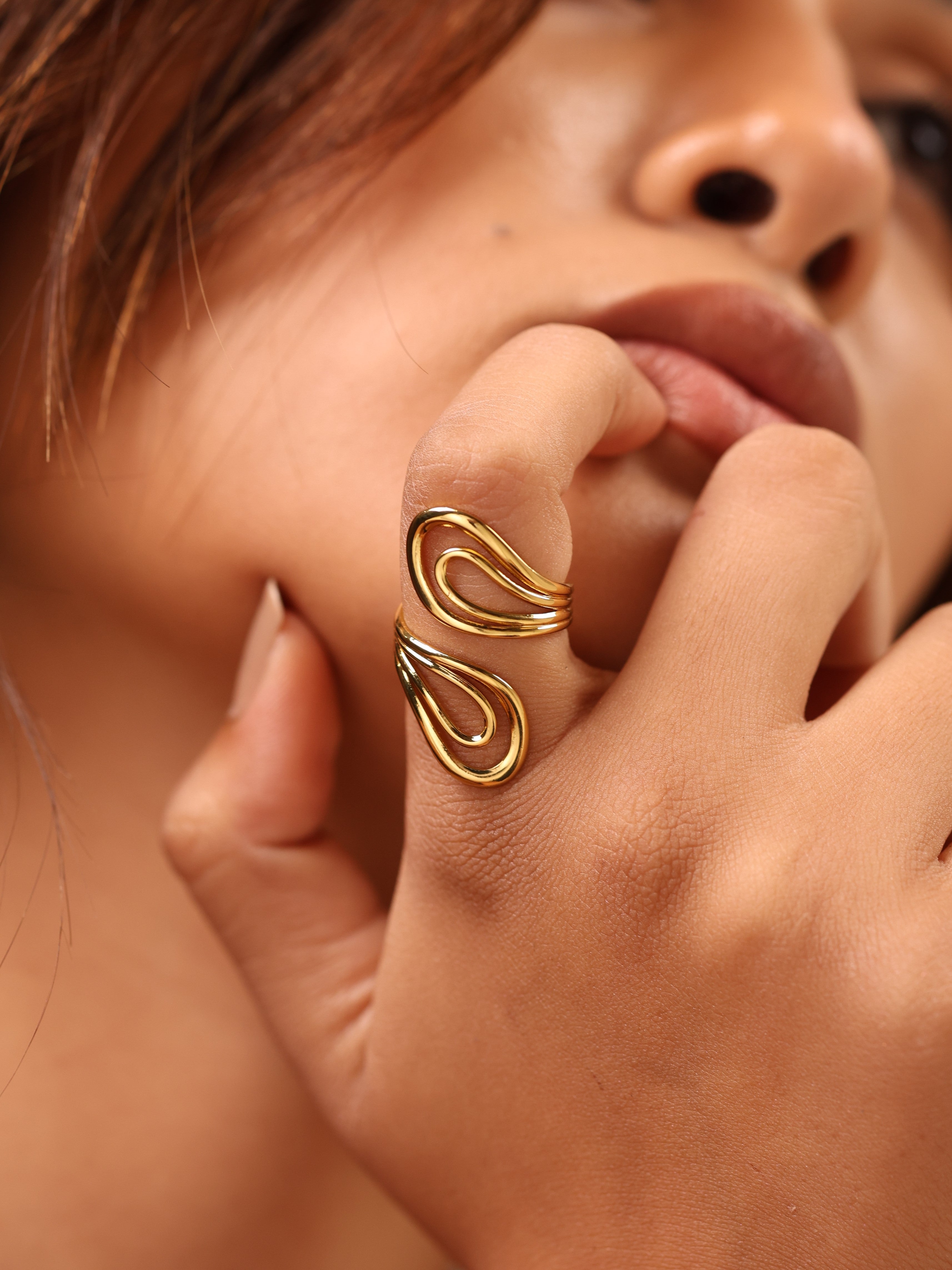 Soft Wave Open Ring