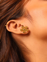 Golden Daisy Earring