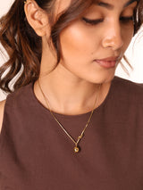 Knot Sphere Pendant Necklace