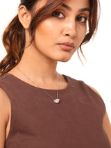 Three Pearl Pendant Necklace