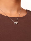 Three Pearl Pendant Necklace