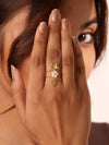 Blooming Vine Coil Ring