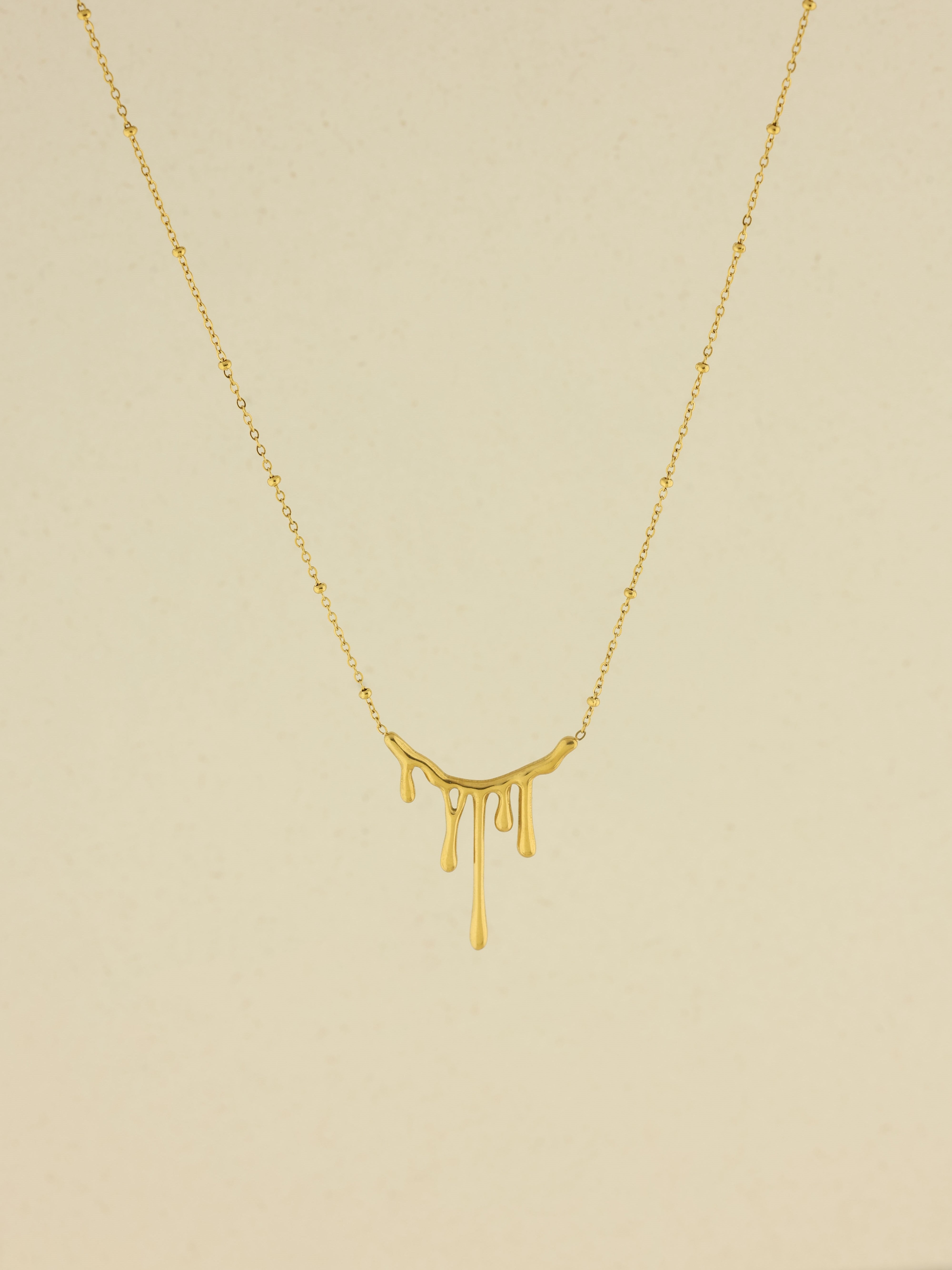 Gold Drip Pendant