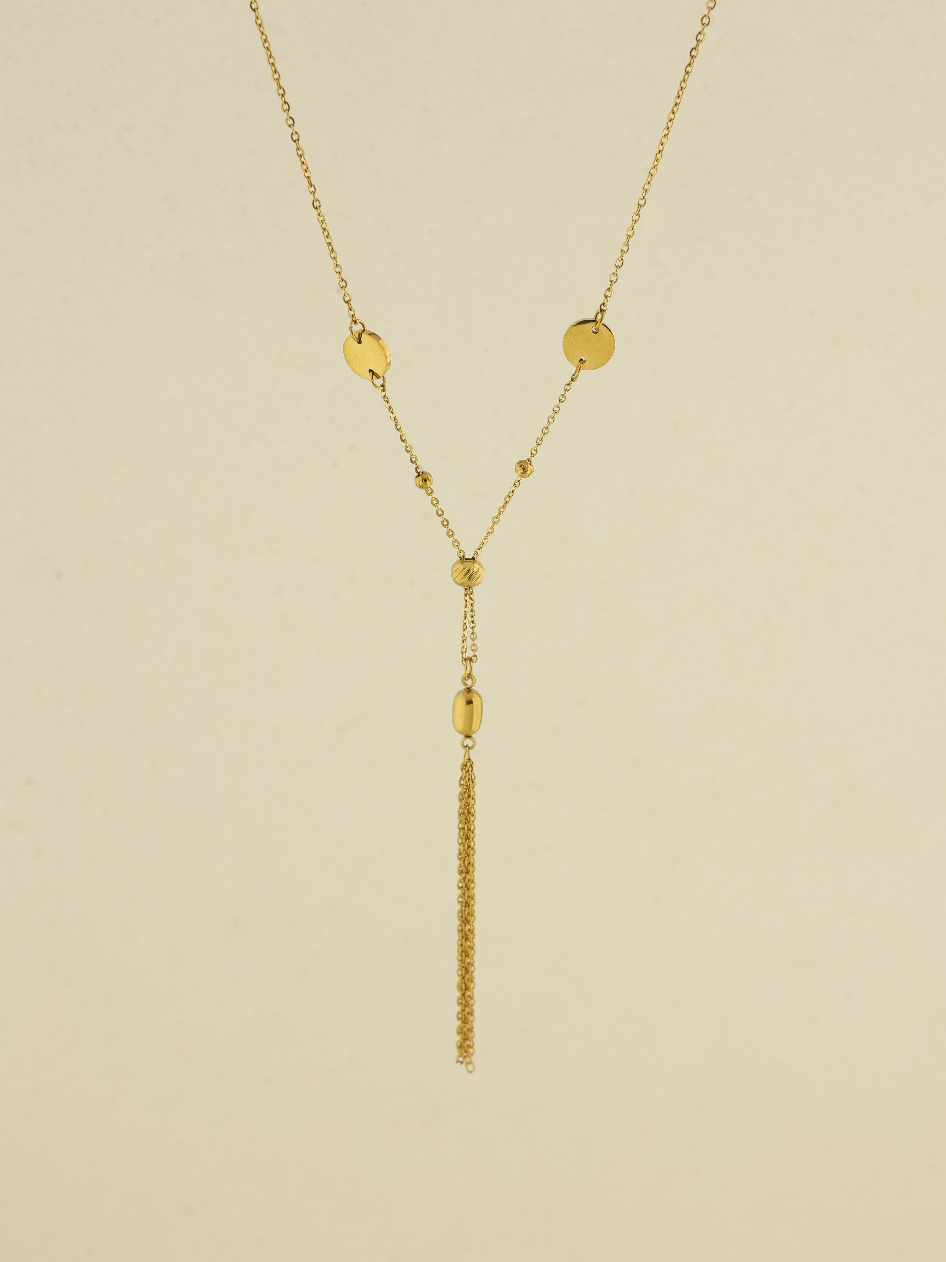 Golden Tassel Necklace