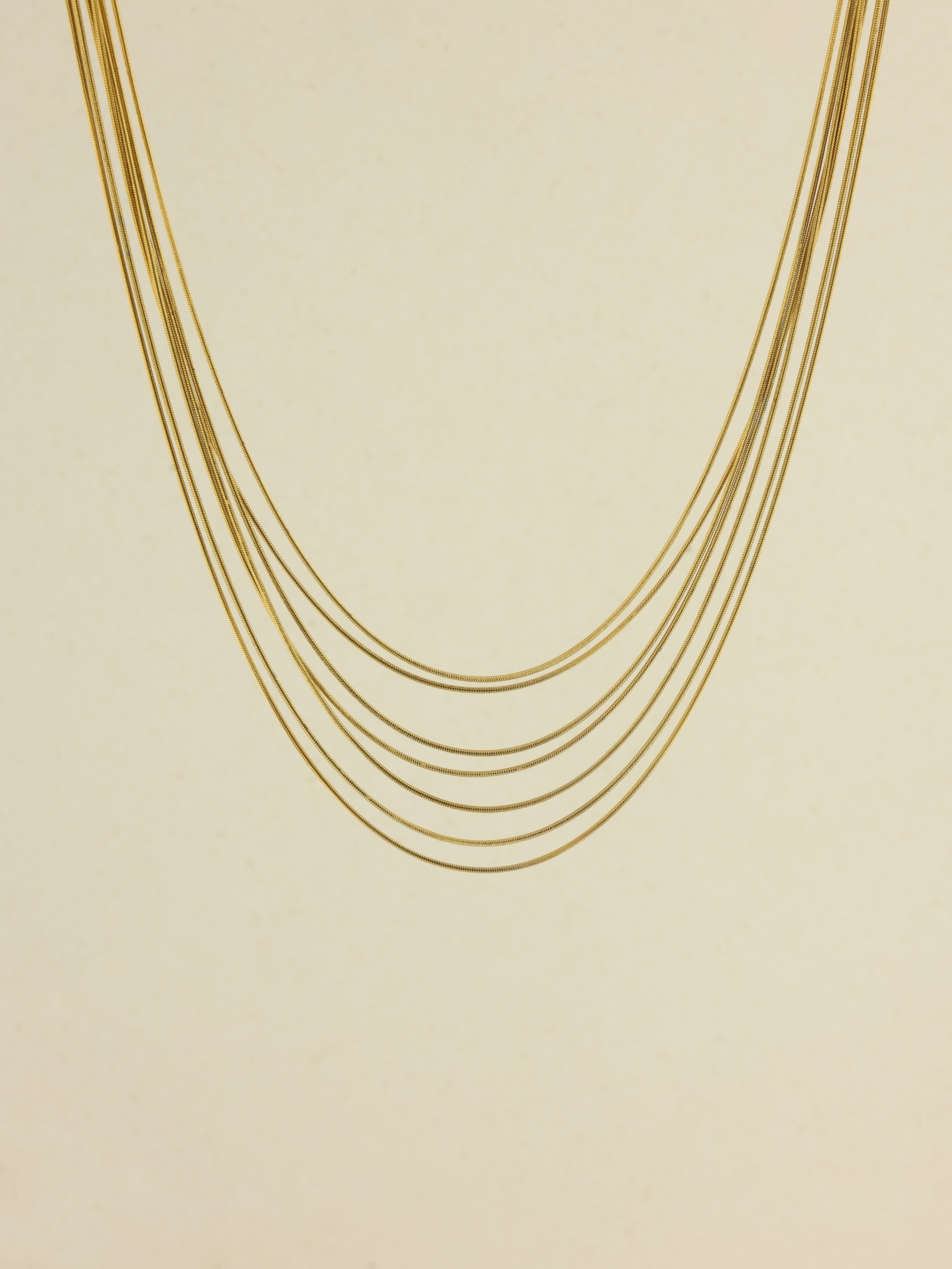 Multi-Strand Layered Necklace