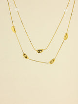 Moonlight Droplet Layered Necklace