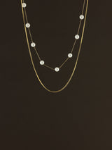 Starlight Pearl Layered Necklace