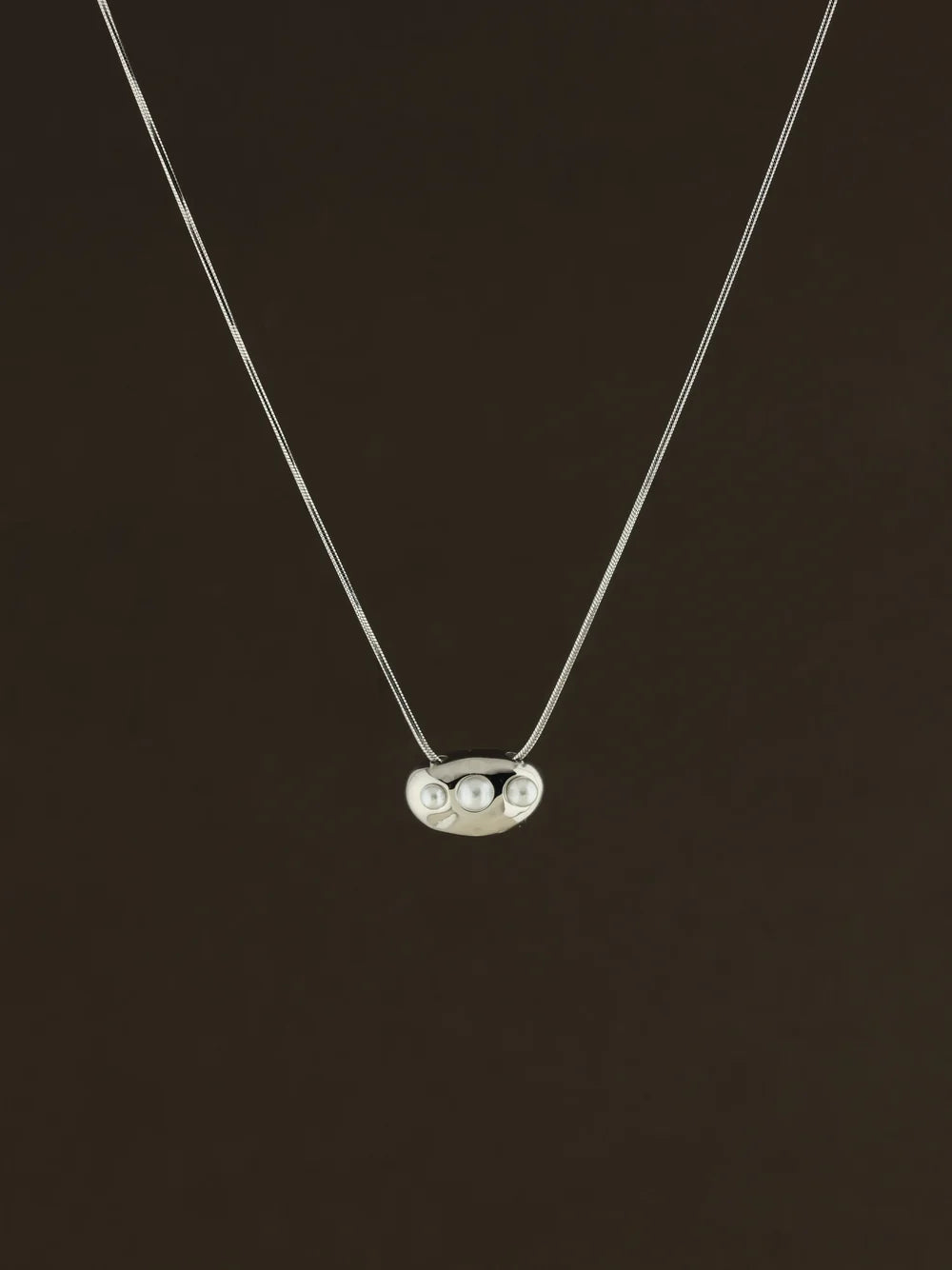 Silver Sculpted Pearl & Sphere Collection