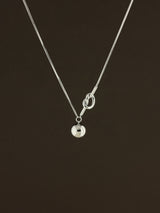 Knot Sphere Pendant Necklace