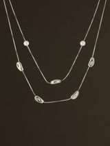 Moonlight Droplet Layered Necklace