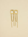 Deco Pearl Tassel Earrings