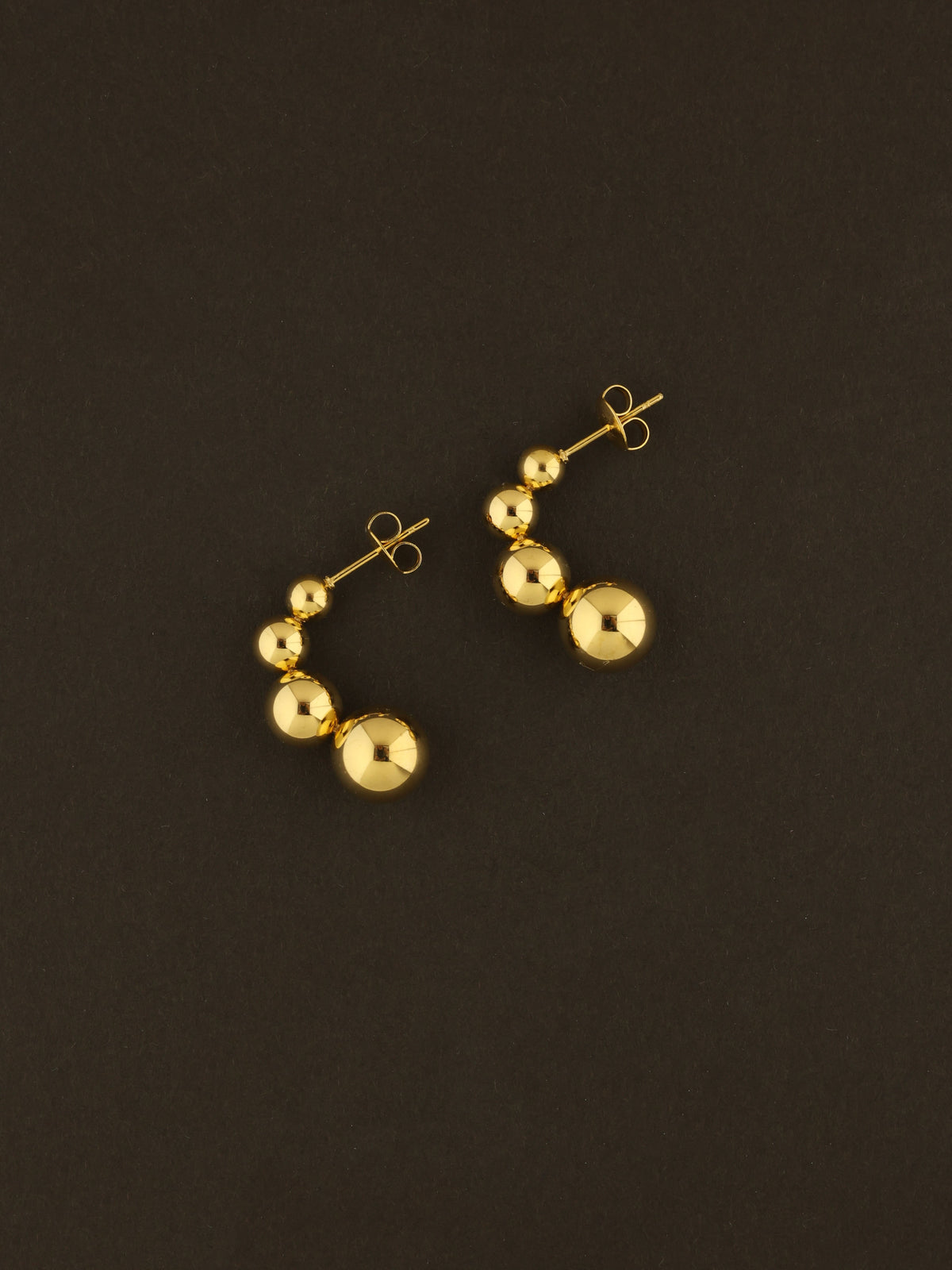 Golden Orbit Graduated Hoops