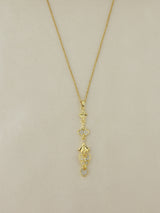 Meridian Flora & Butterfly Drop Necklace