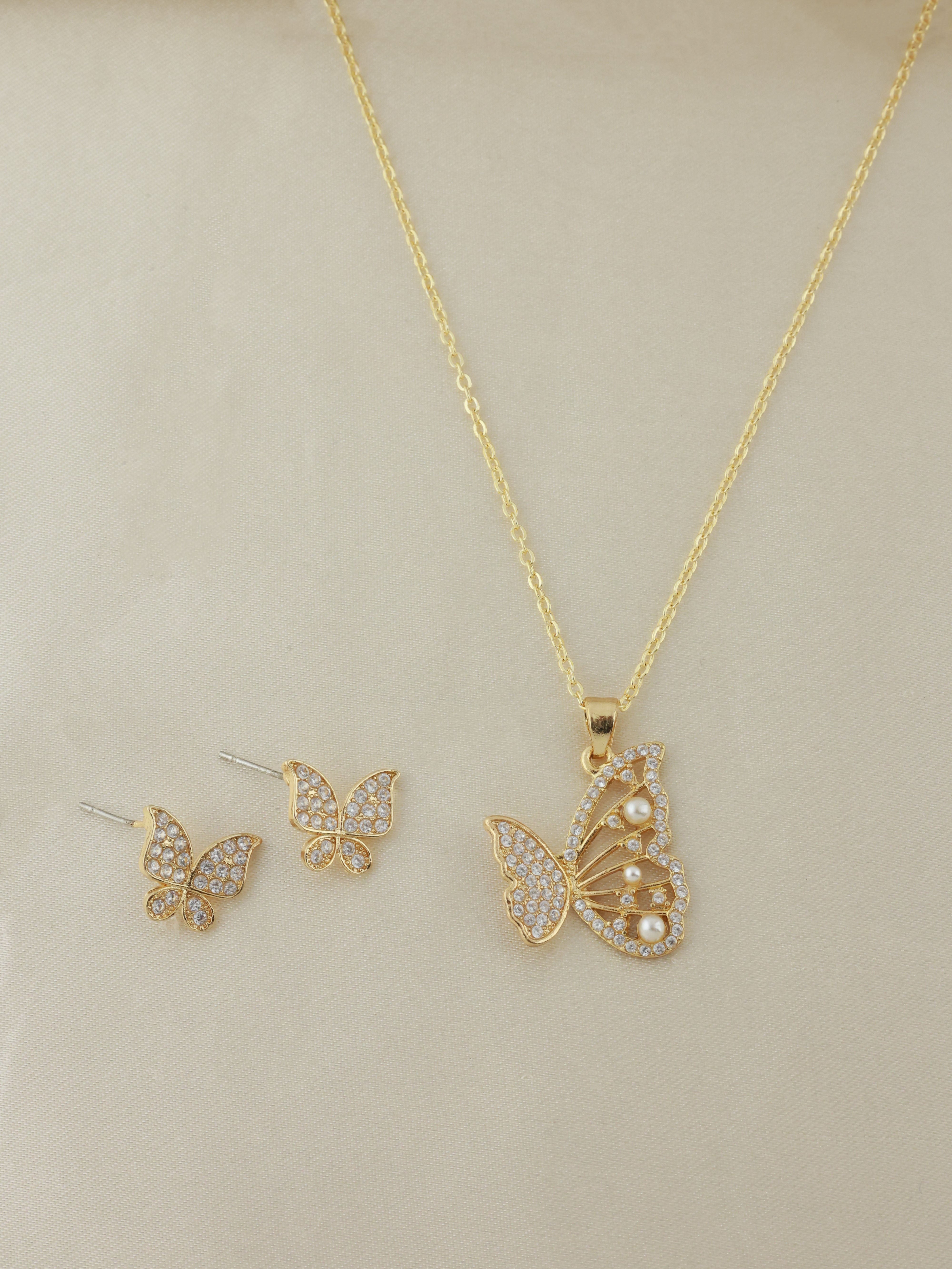 Zenith Butterfly Pearl Ensemble Set