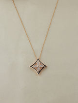 Aurelia Onyx Clover Pendant