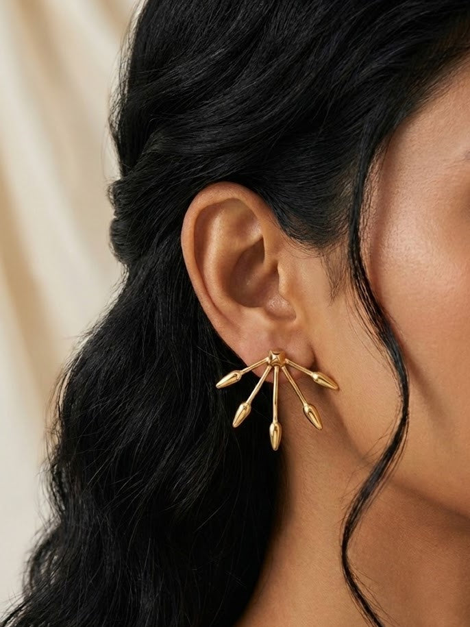 Modern Twin Drop Earrings for a Stylish Look