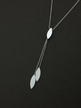 Silver Petal Lariat