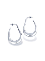 Elegant Gold Teardrop Hoop Earrings