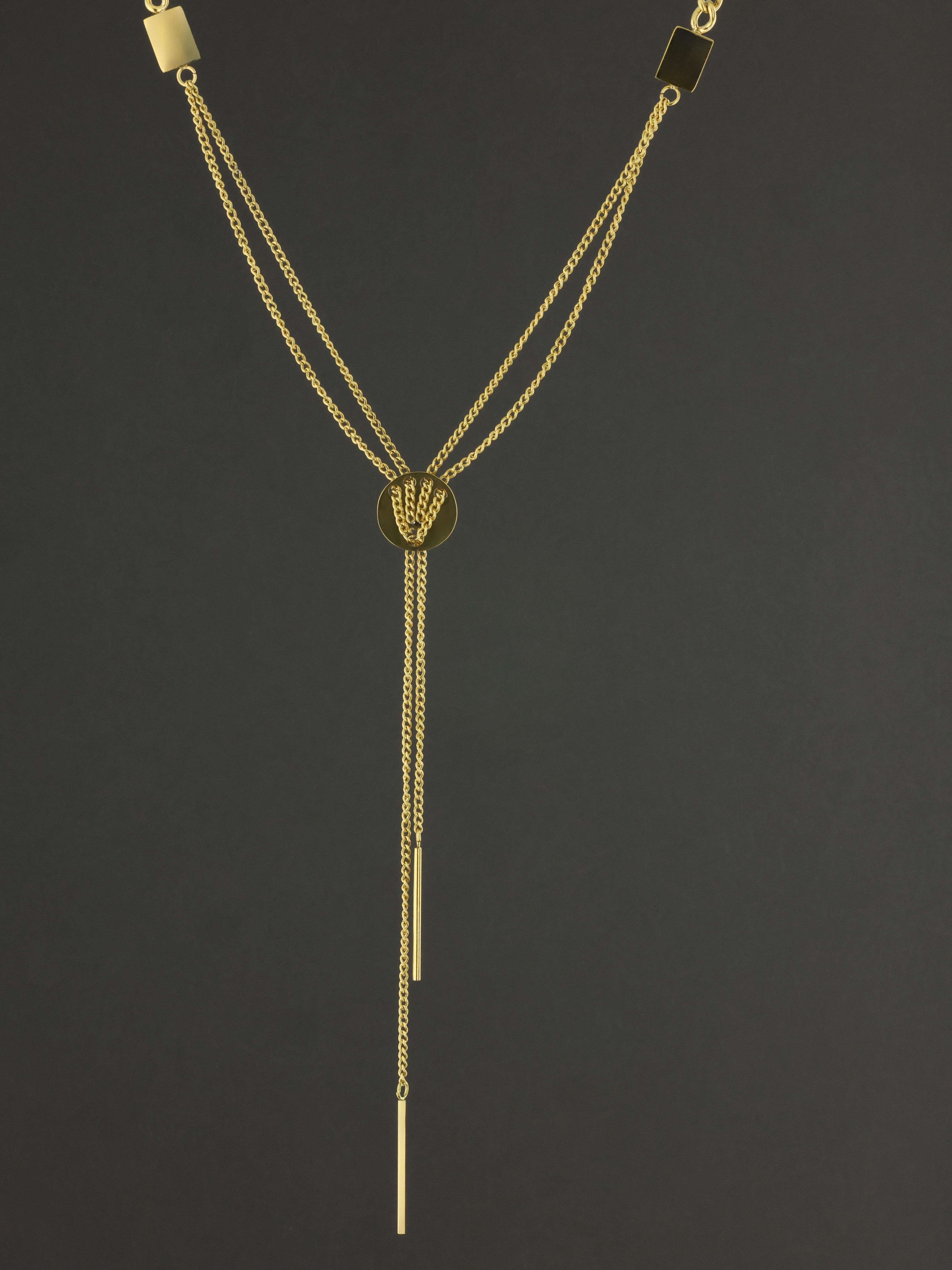 Aura Tassel Y-Necklace
