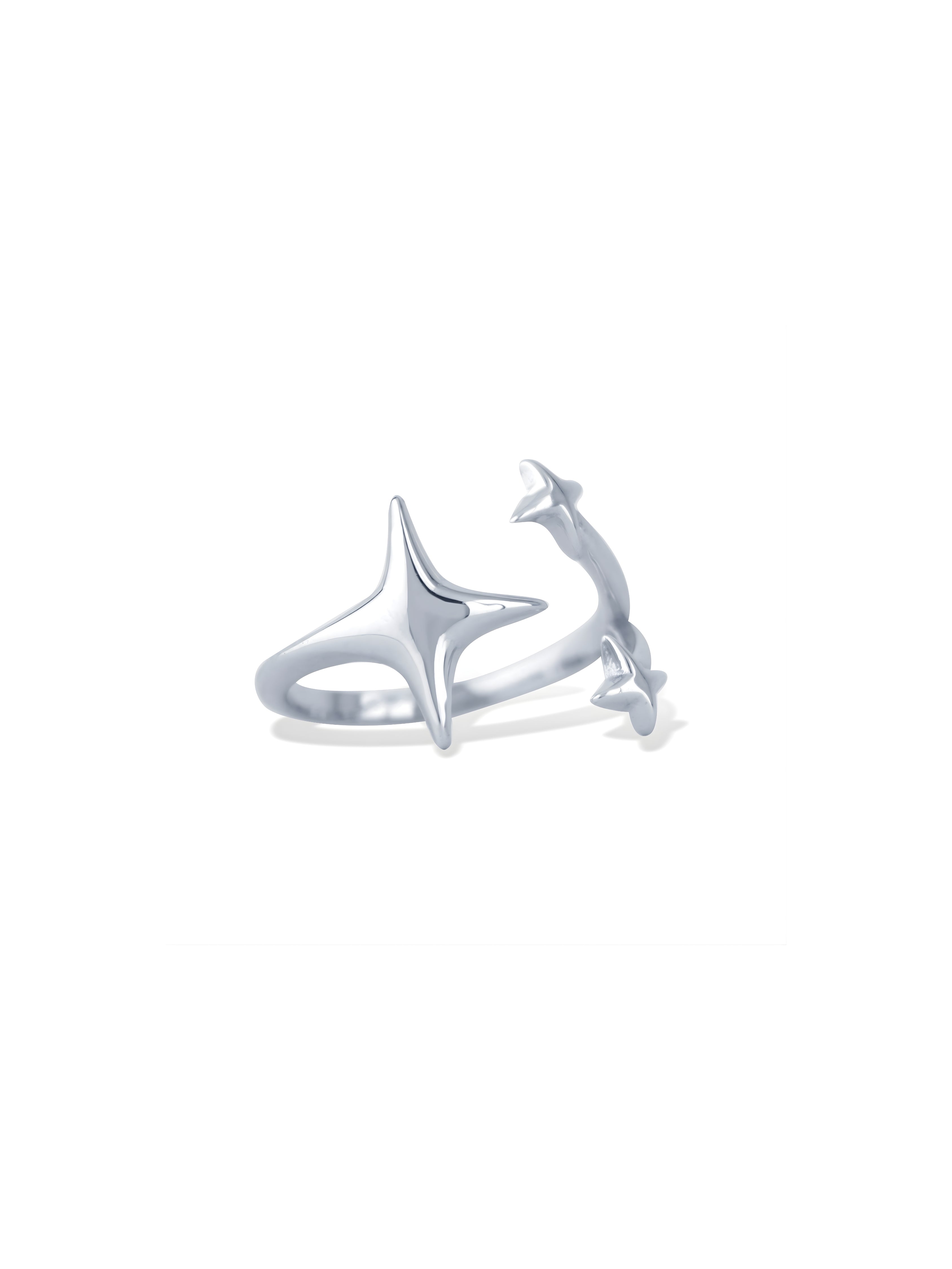 Star Open Adjustable Ring