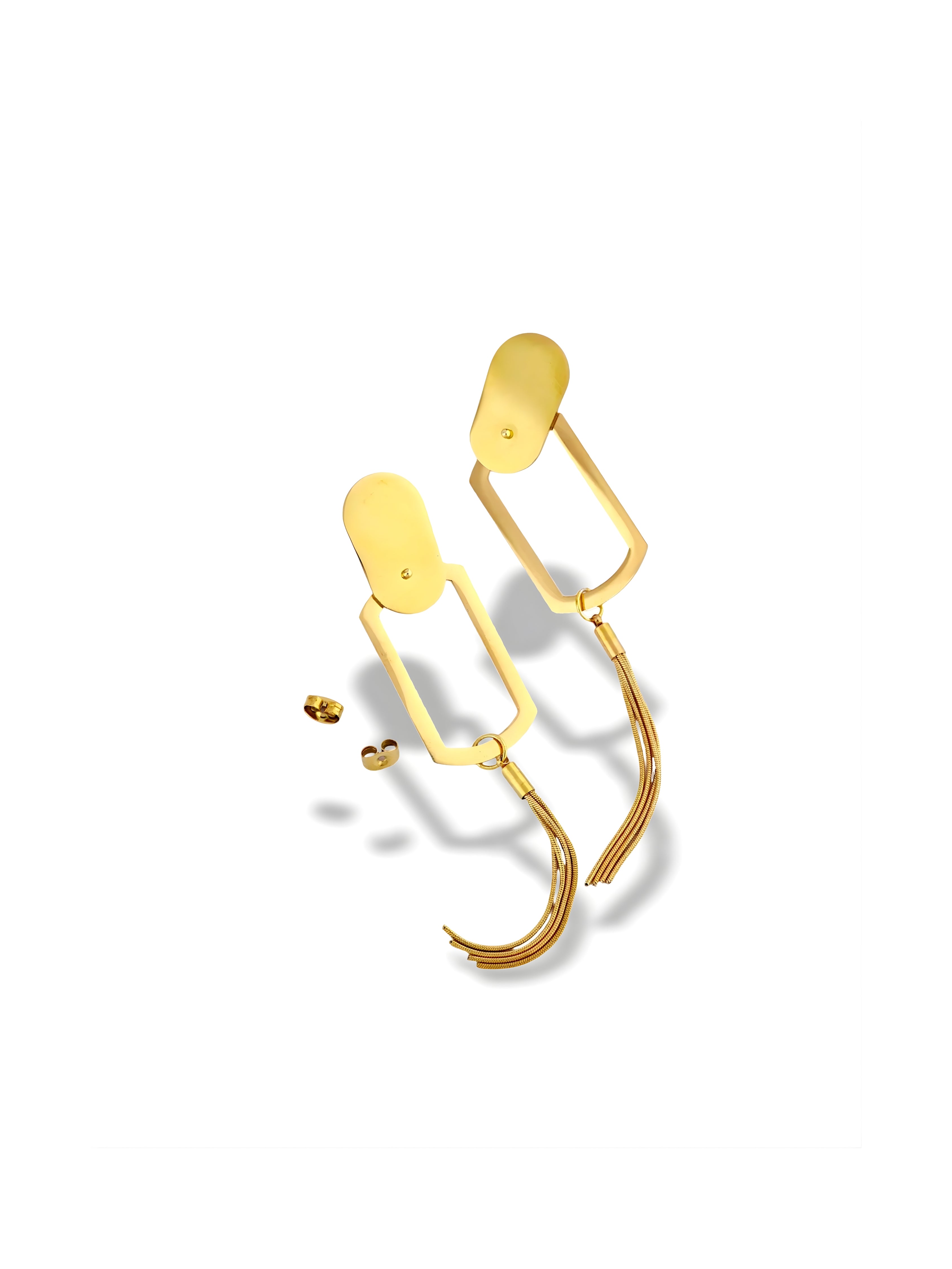 Geo Dangle Earrings