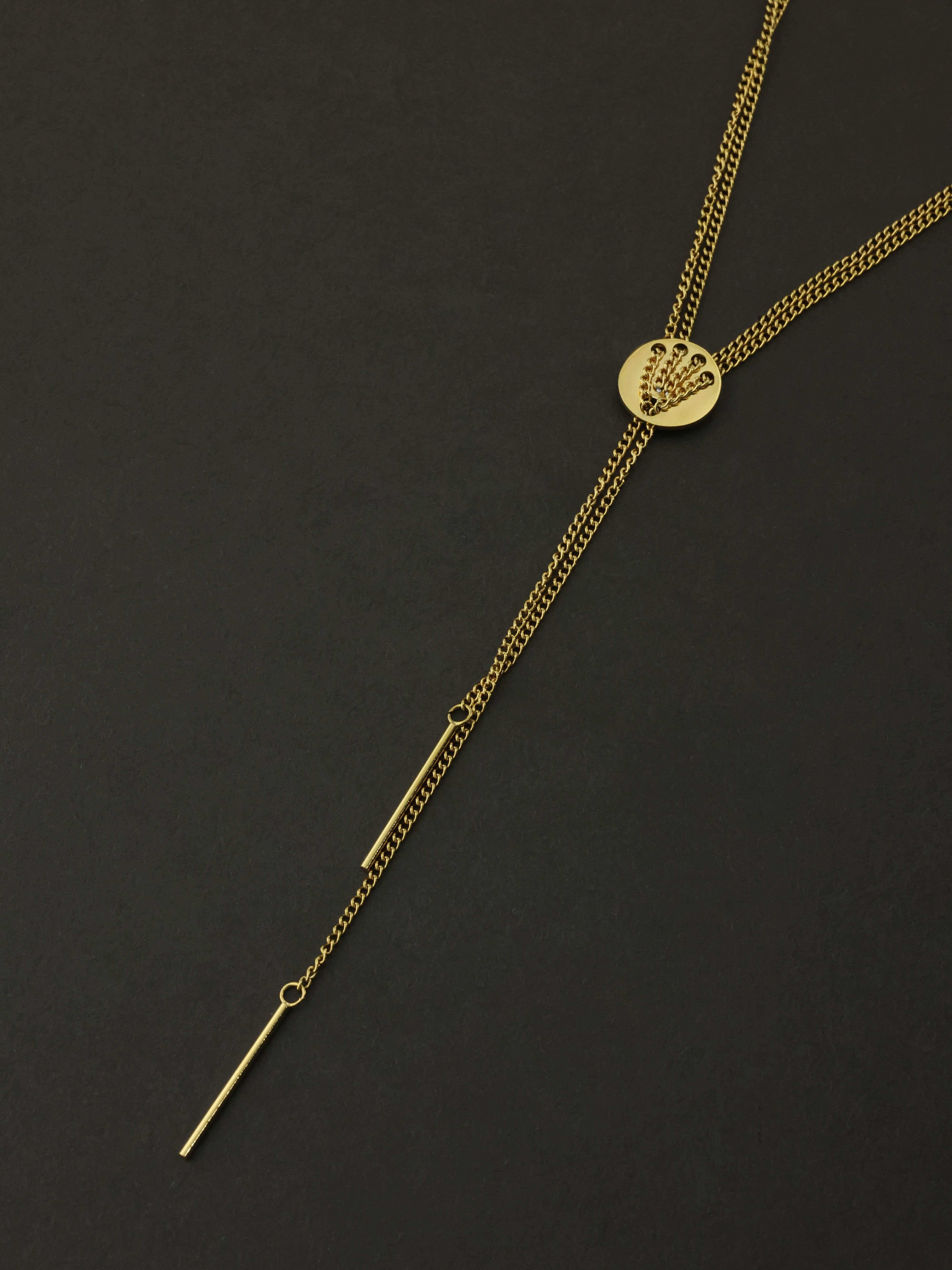 Aura Tassel Y-Necklace