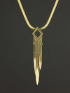 Zenith Prism Fringe Necklace