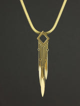 Zenith Prism Fringe Necklace