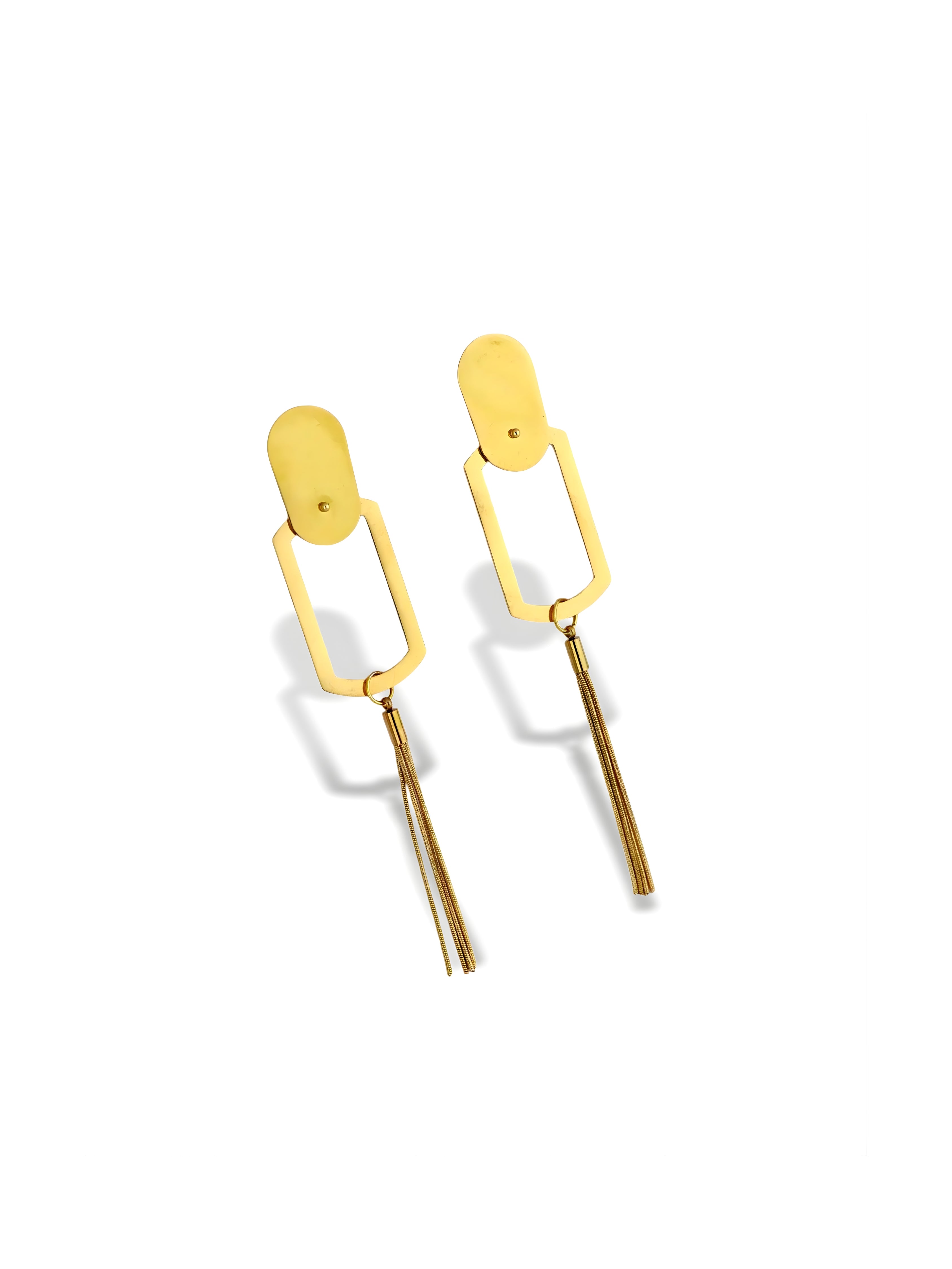 Geo Dangle Earrings