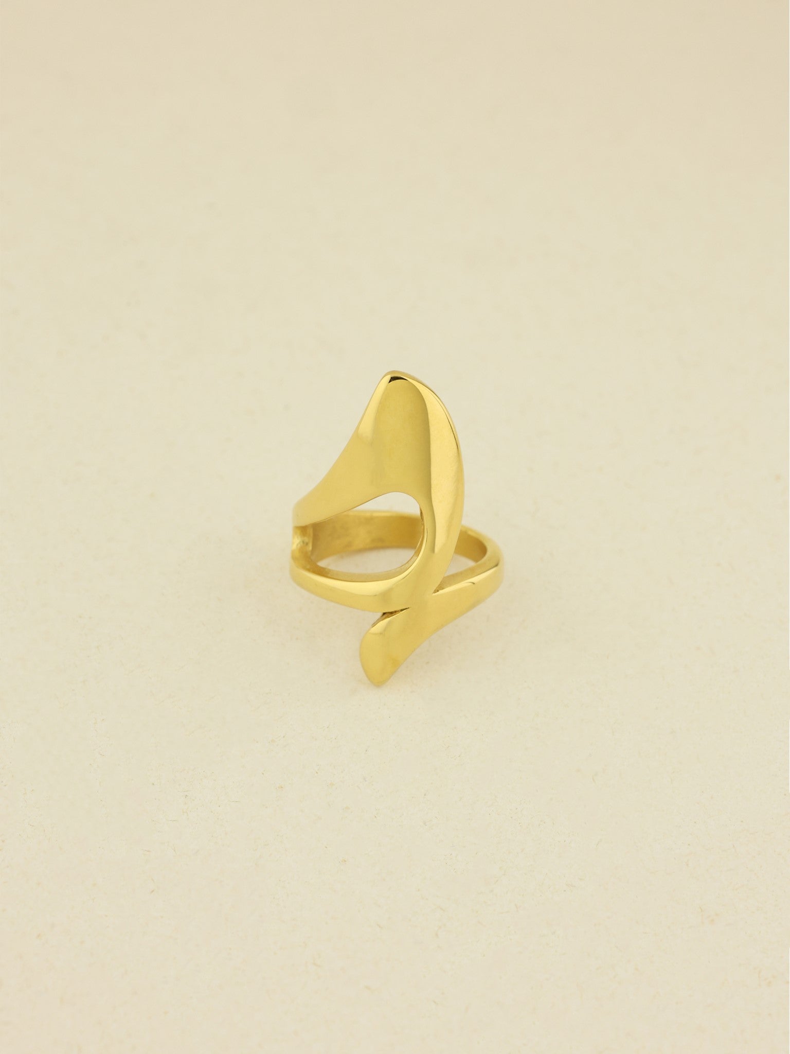 Sculpted Flame Ring