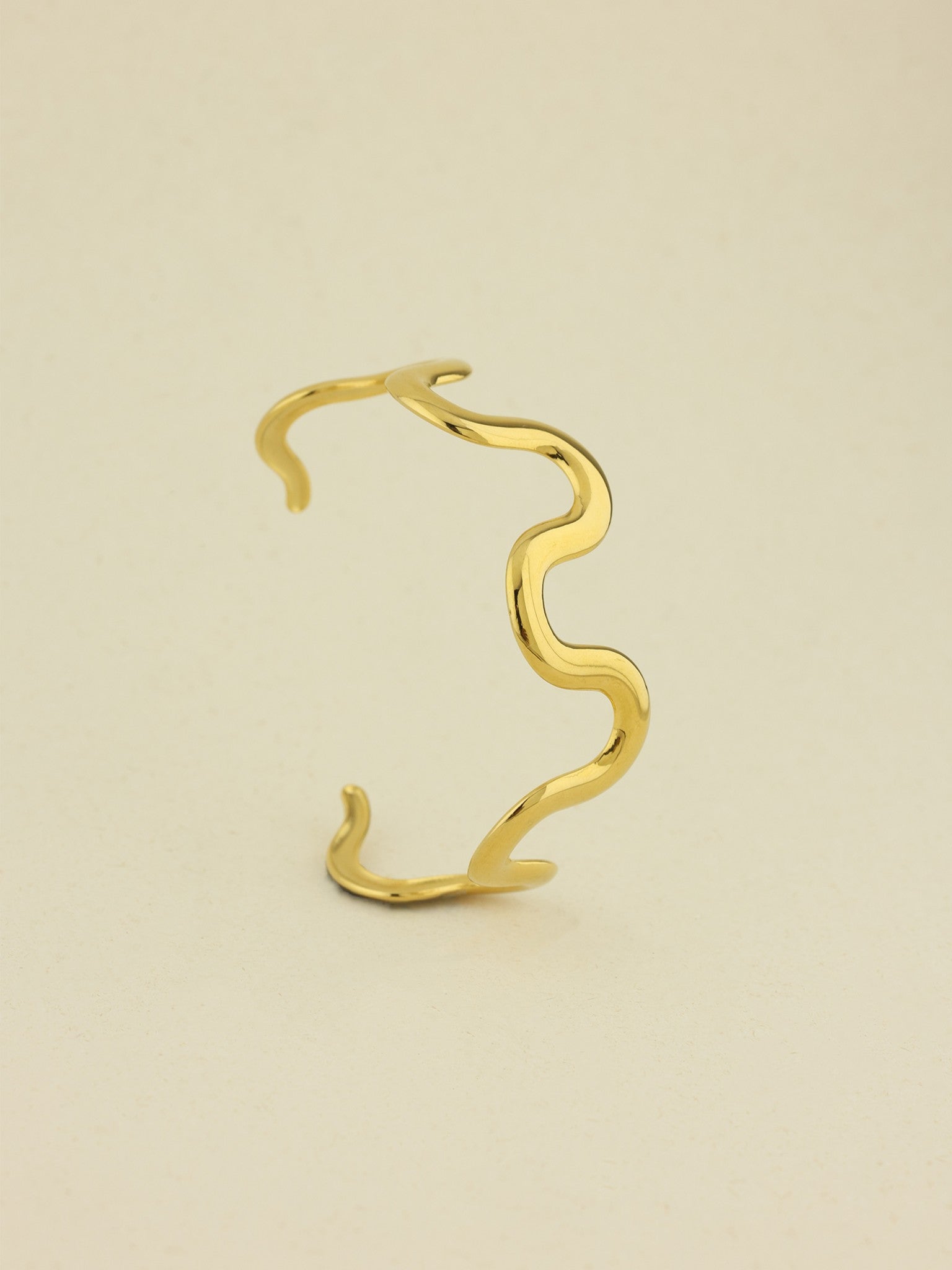 Wavy Cuff Bangle