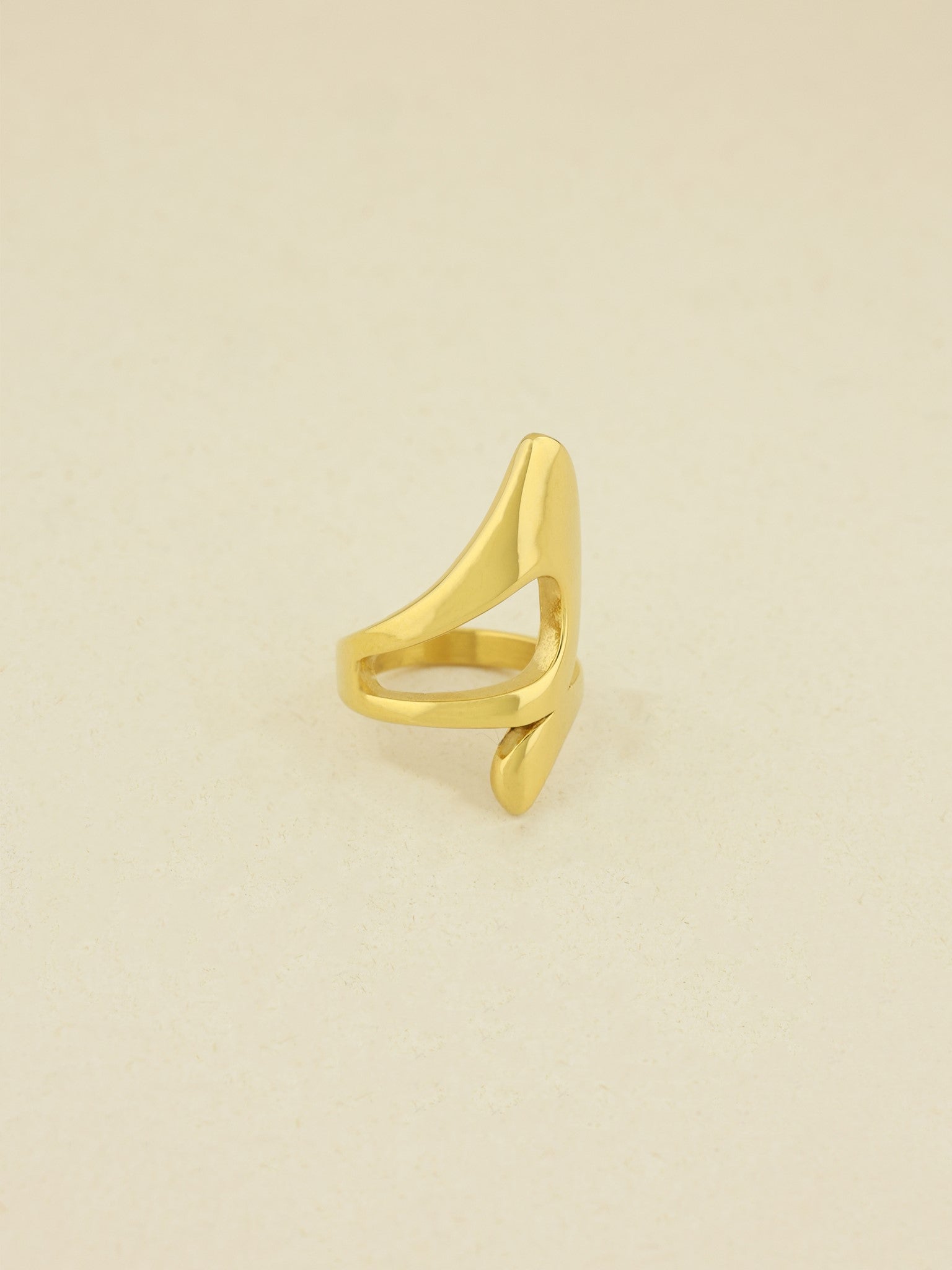 Sculpted Flame Ring