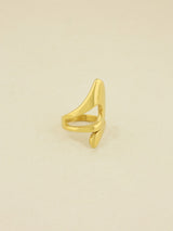 Sculpted Flame Ring