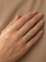 Flowra Dual Tone Ring - Doulaat