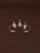 Frost Bloom Spiral Cuff