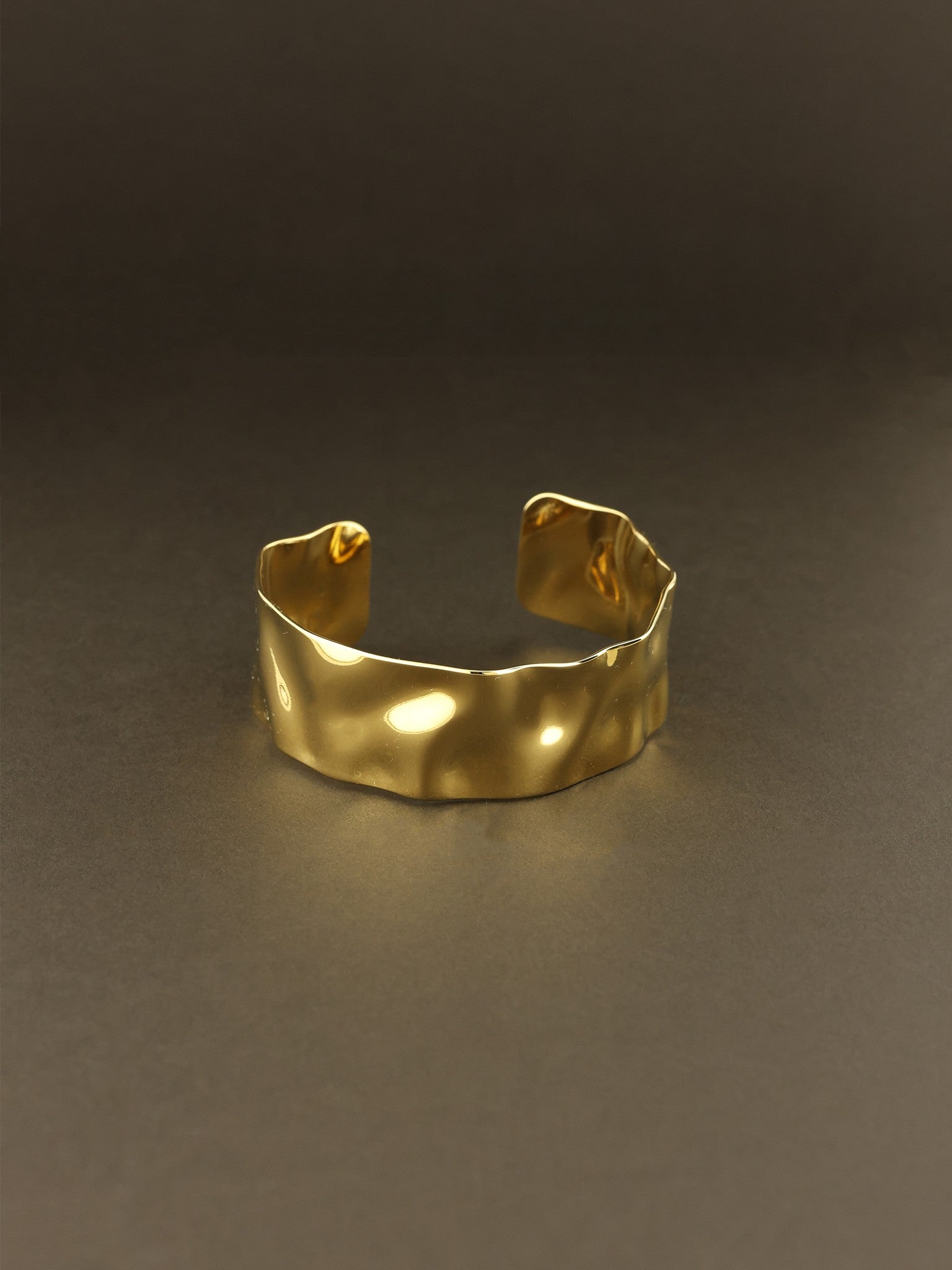 Textured Cuff Bangle
