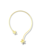 Floral Open Collar Necklace