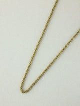 Dual-Tone Twisted Rope Chain