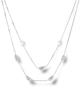 Moonlight Droplet Layered Necklace