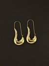 Curved Horn Dangle Earrings