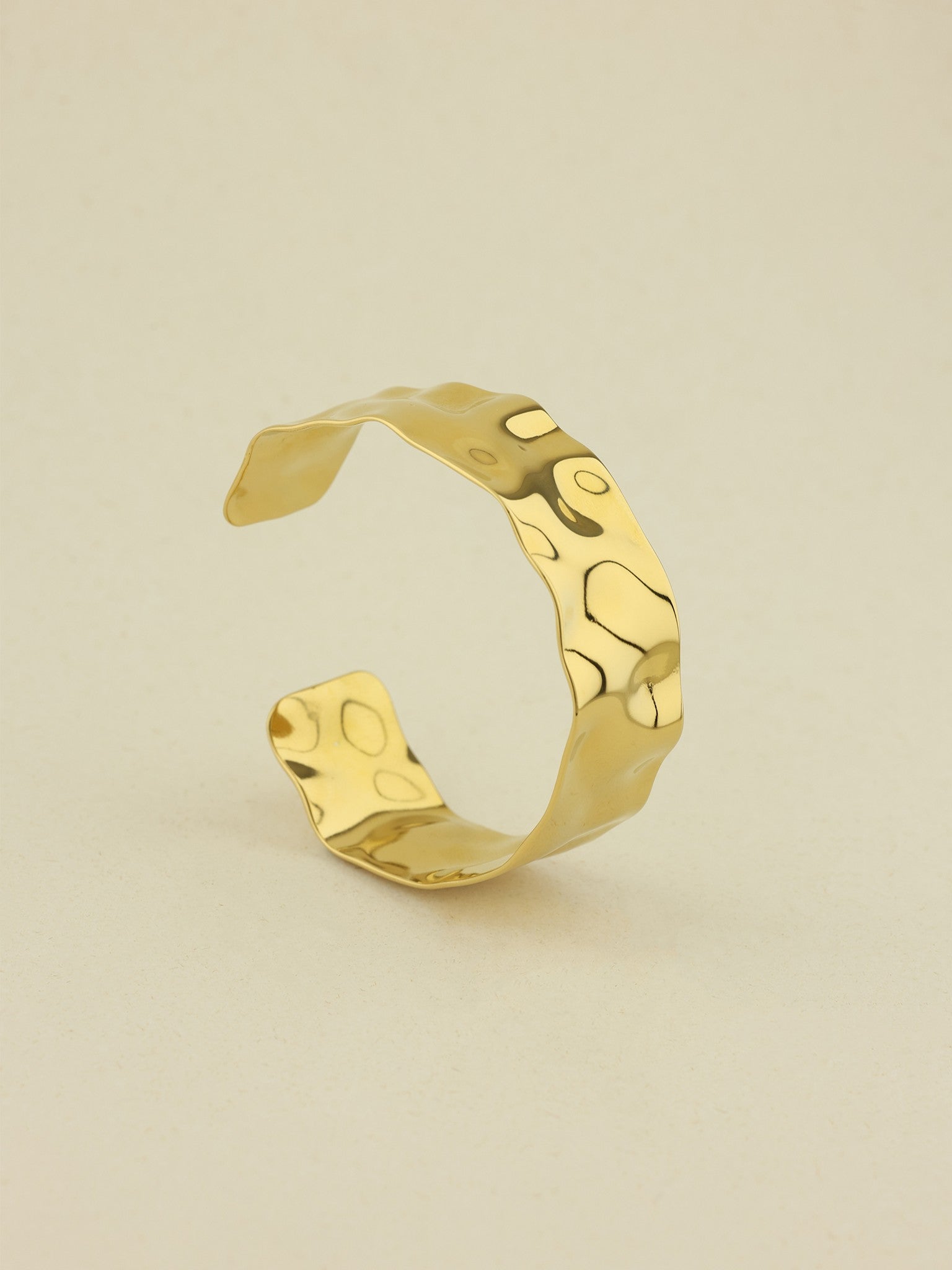 Textured Cuff Bangle