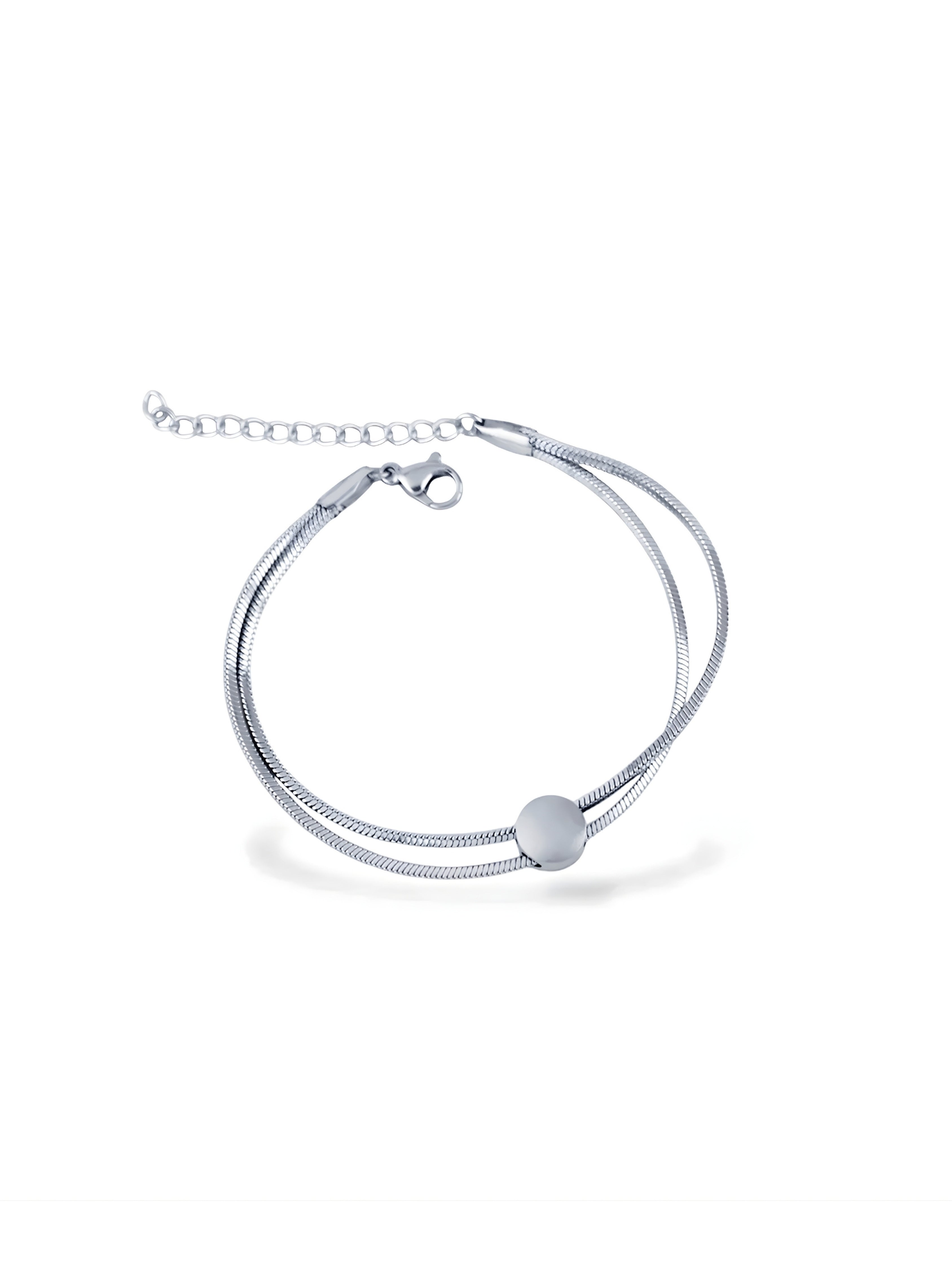 Elegant Silver Dewdrop Cluster Bracelet for Daily Wear