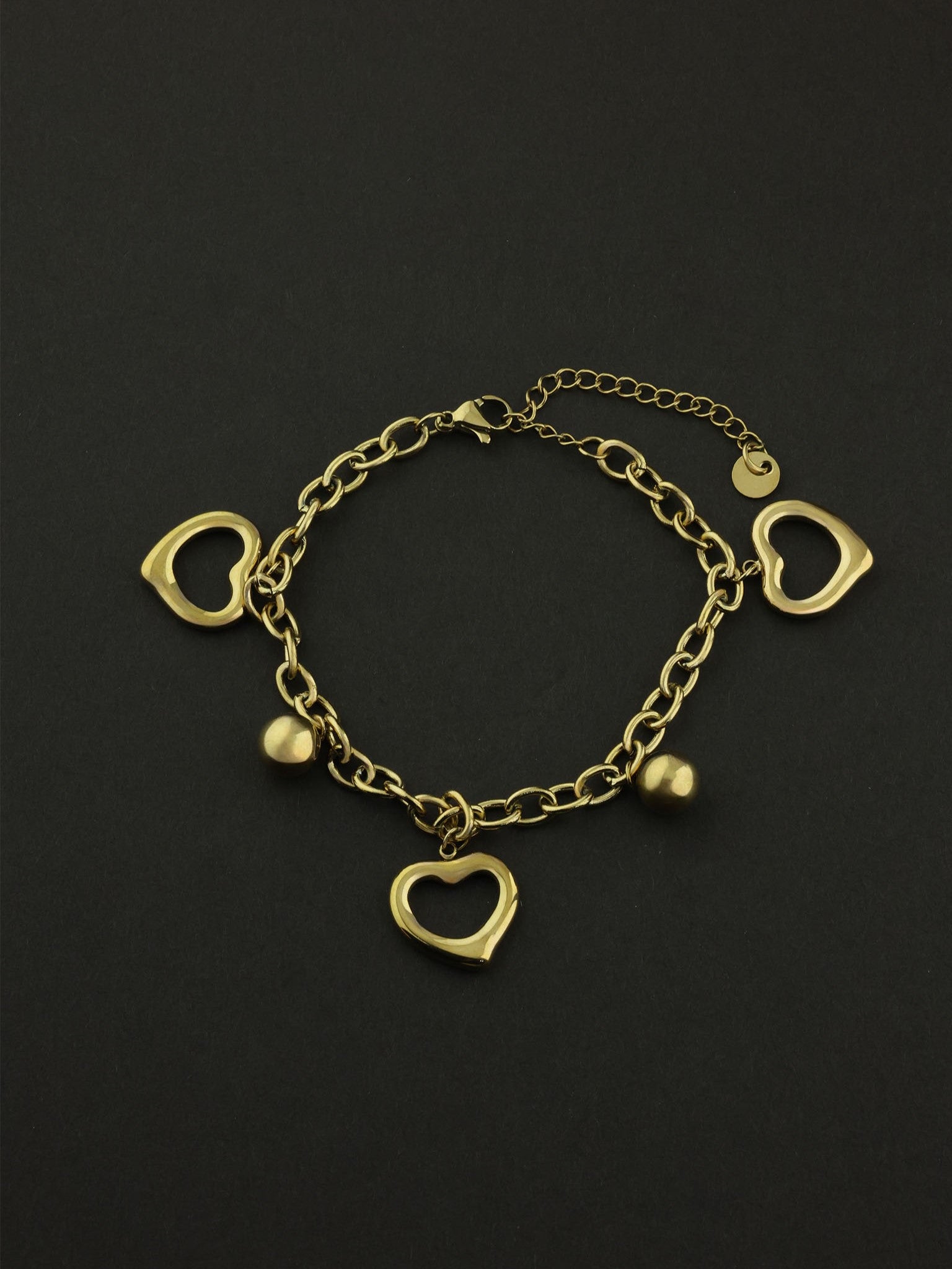 Heart Charm Bracelet