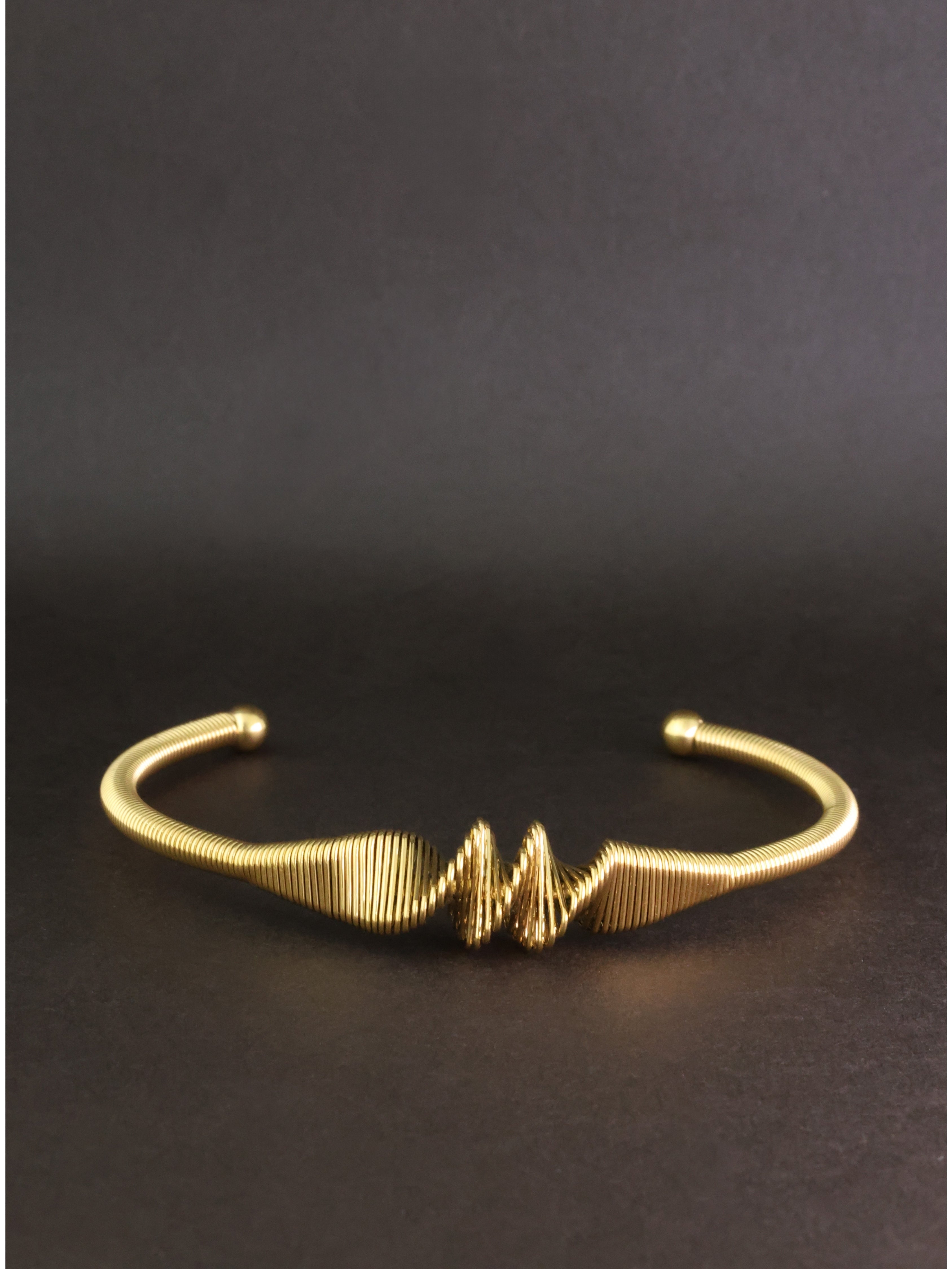 Golden Infinity Bangle