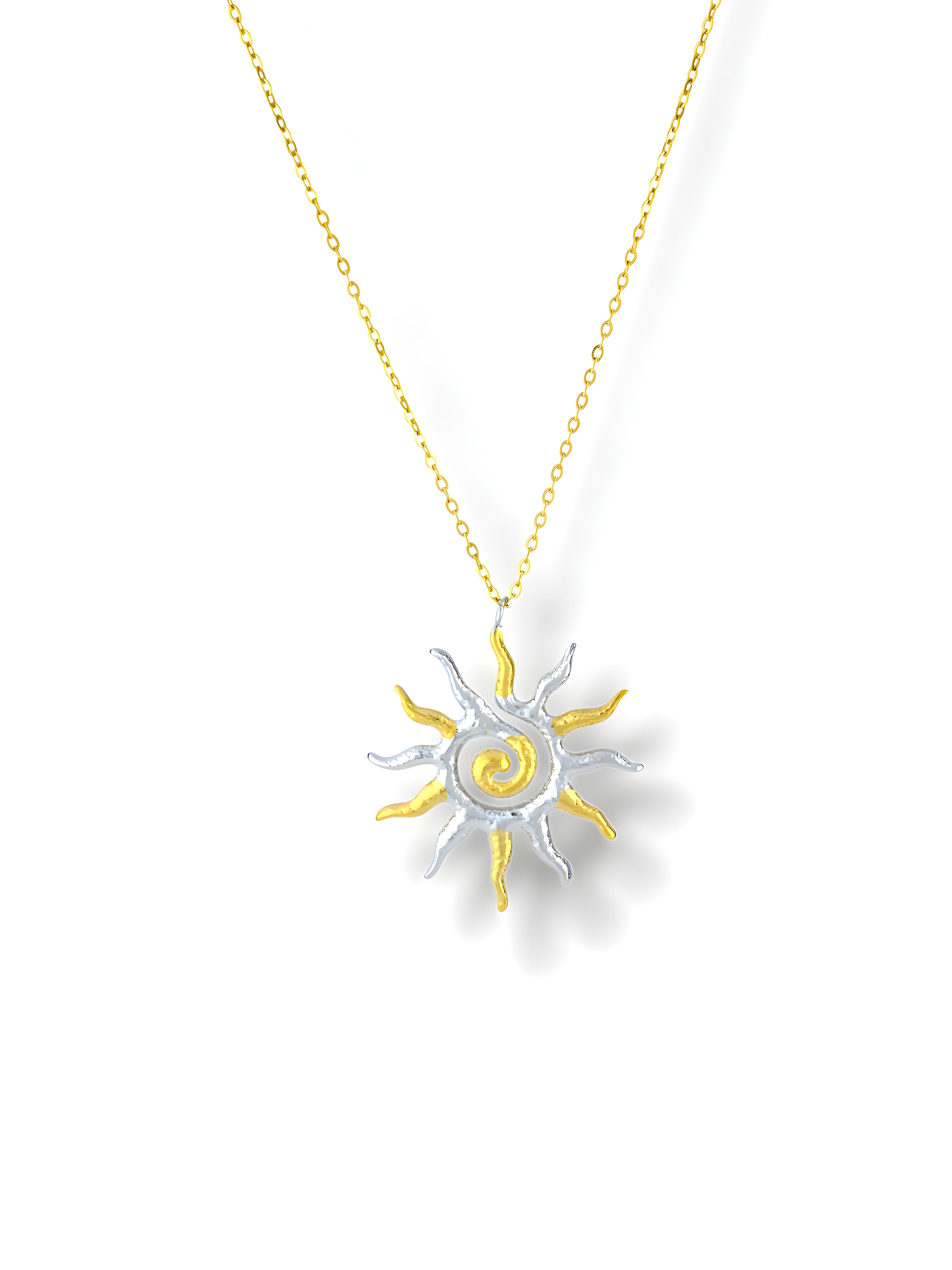 Spiral Sun Pendant